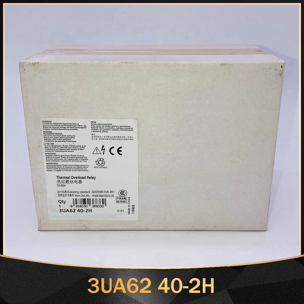 

New 3UA6240-2H 3UA62 40-2H 55-80A Thermal Overload Relay High Quality