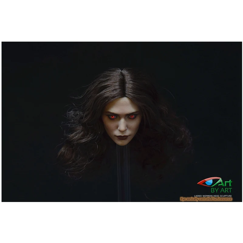 BY-ART BY-T5 1/6 модель малиновых глаз ведьмы могут быть подсветкой голосовое
