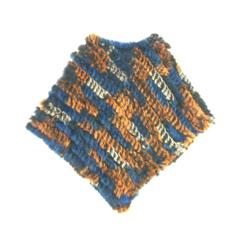 New Winter Imitation Otter Rabbit Hair Colorful Coat Women Fashion Warm Fur Coats Outerwear Fake Fur Shawl Women Clothing