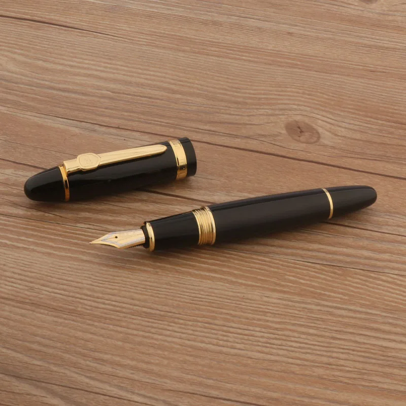 Металлическая перьевая ручка Jinhao 159 золотая