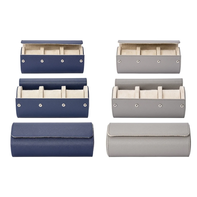 

Jewelry Storage Bag Watch Snap Button Bag Packaging Storage Bag Mechanical Watch Box Travel Watch Bag Gift Box for Men