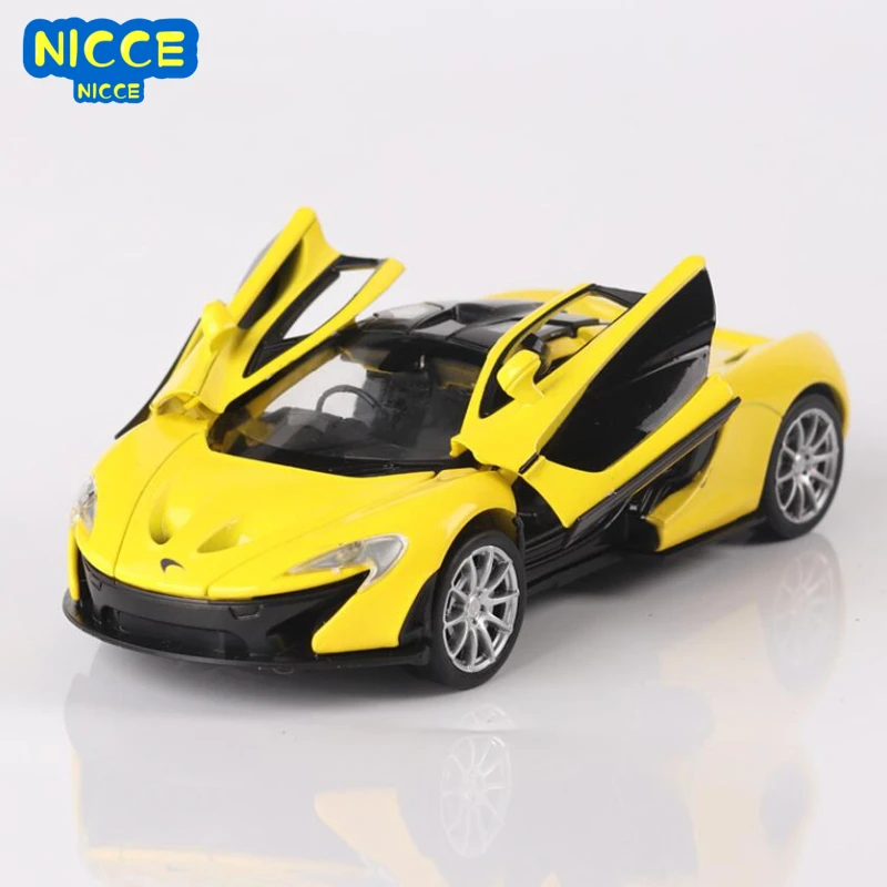 

Модель автомобиля с литой игрушечной машиной Nicce 1:32 McLaren P1, коллекционные игрушки для мальчиков, подарок для детей, игрушки A287