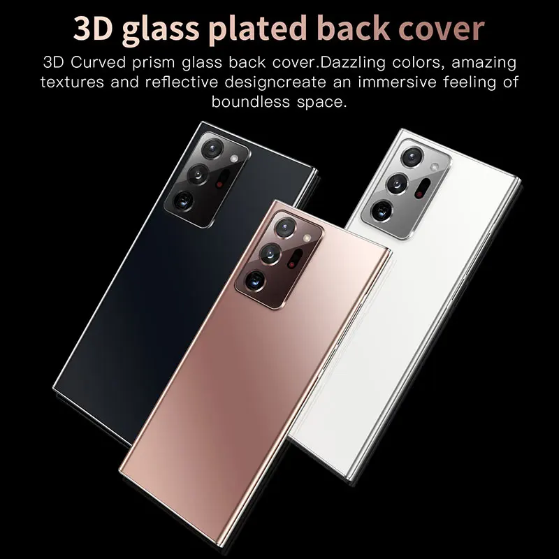 global version note 20u smartphone 7 5inch 8gb256gb android 10 100 original mobile phone 4g5g free global shipping