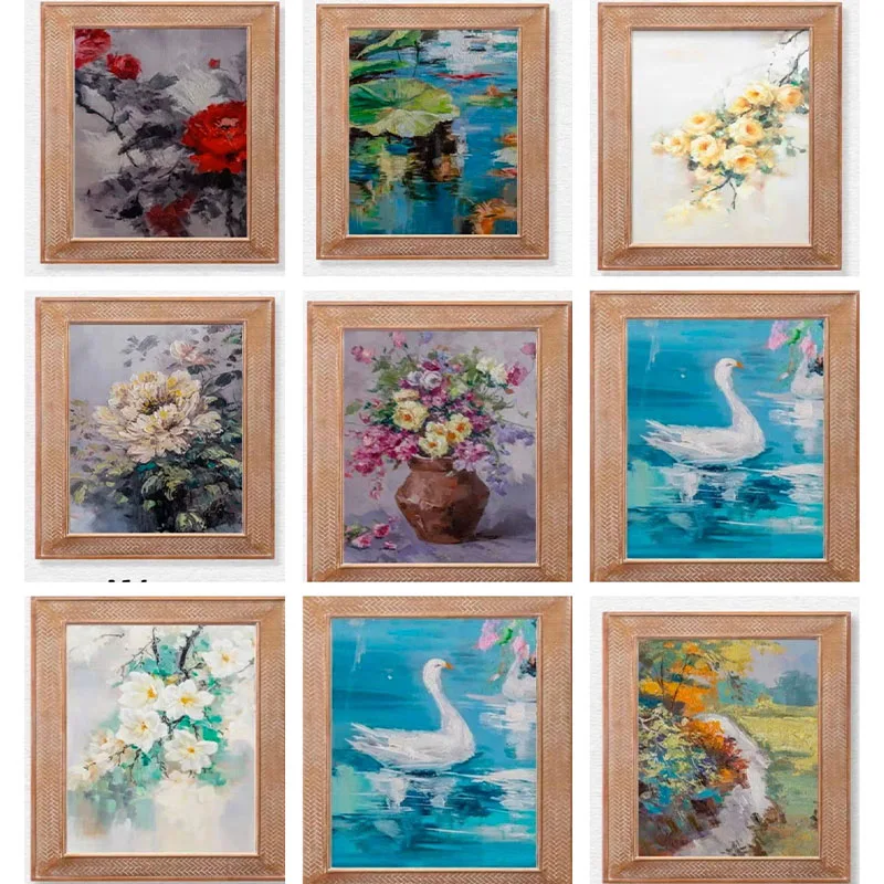 

Алмазная аппликация ручной работы в ретро-стиле, декоративная живопись, пасторальный фон, для ресторана, гостиной, крыльца, коридора, Настен...