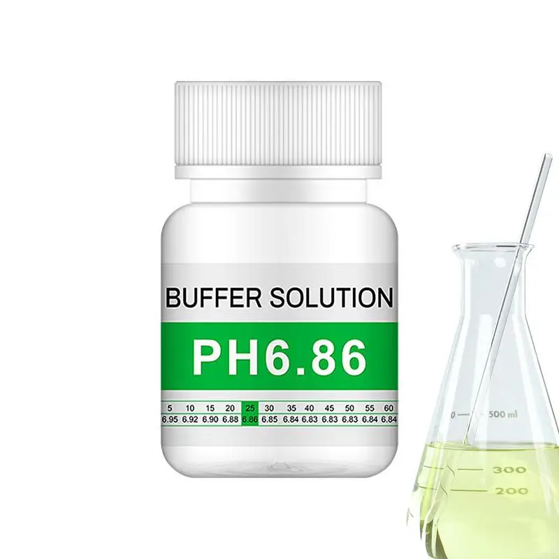 

PH Solution Buffer PH Meter Buffer Solution For PH Test Meter Calibration Calibration Solution Each 50 Ml In PH 4.00 6.86 9.18