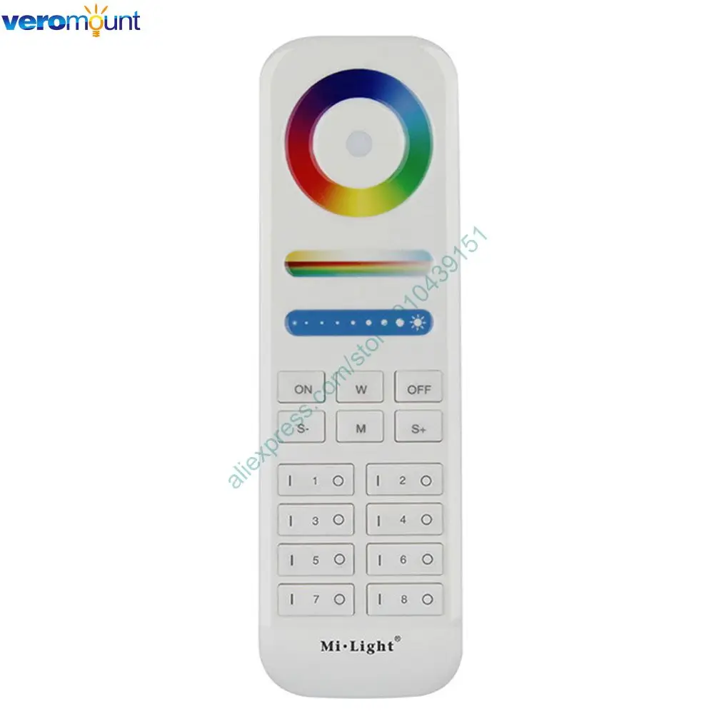 Miboxer Milight FUT089 2 4 ГГцRF 8-зонная группа RGB + CCT сенсорный пульт дистанционного
