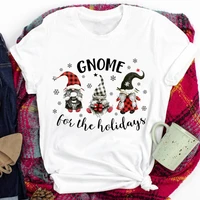 disney womens t shirt garden gnome graphic print cute print merry christmas ladies tops tshirt female clothes t tee shirt