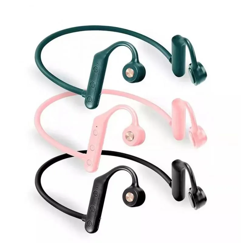 

Lightweight Wireless Bluetooth Headphones Sports Earbuds Waterproof Volume Adjustable Bone Conduction Earphone Headset 180mah