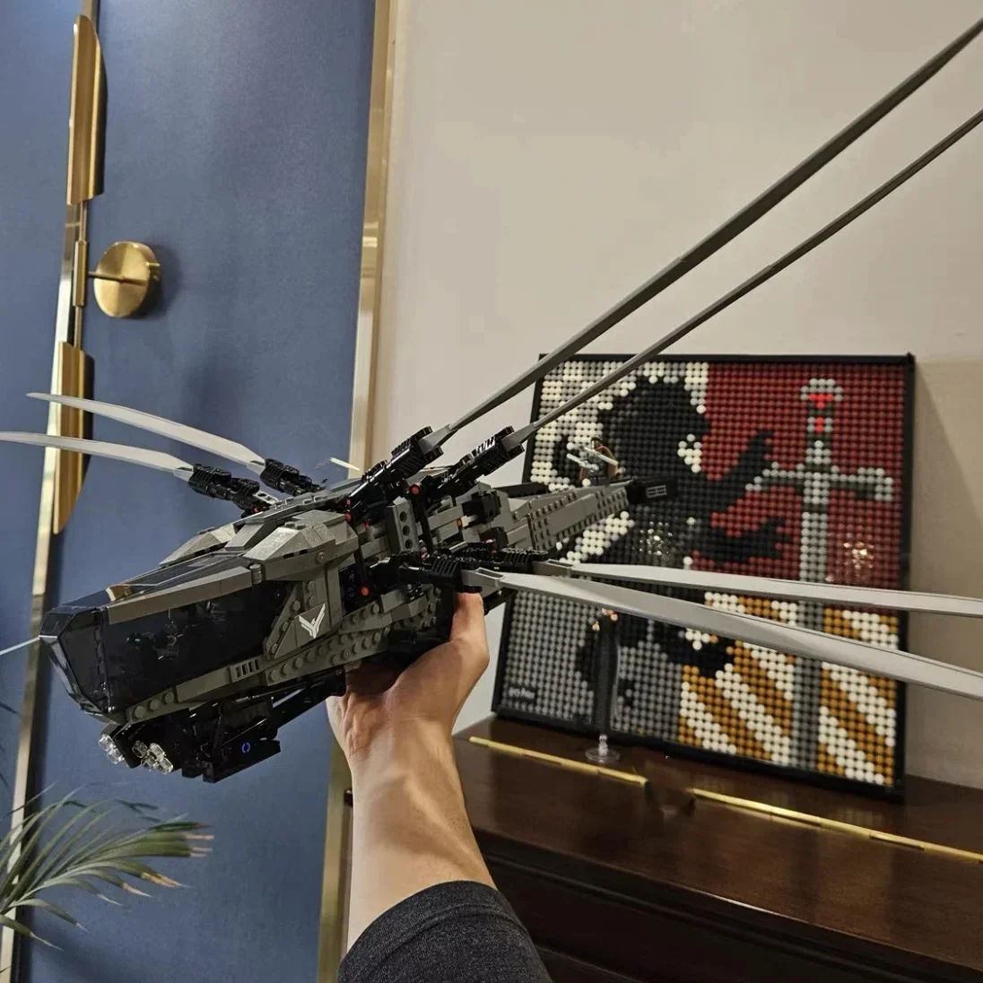 Королевский Орнитоптер Истребитель Строительные Блоки Коллекционная Модель