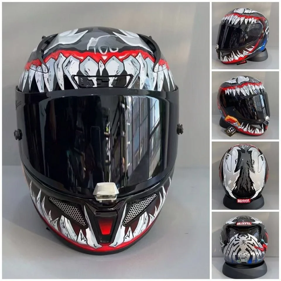 Оригинальный мотоциклетный шлем HJC Venom анфас внедорожный гоночный мужской Cascos Para