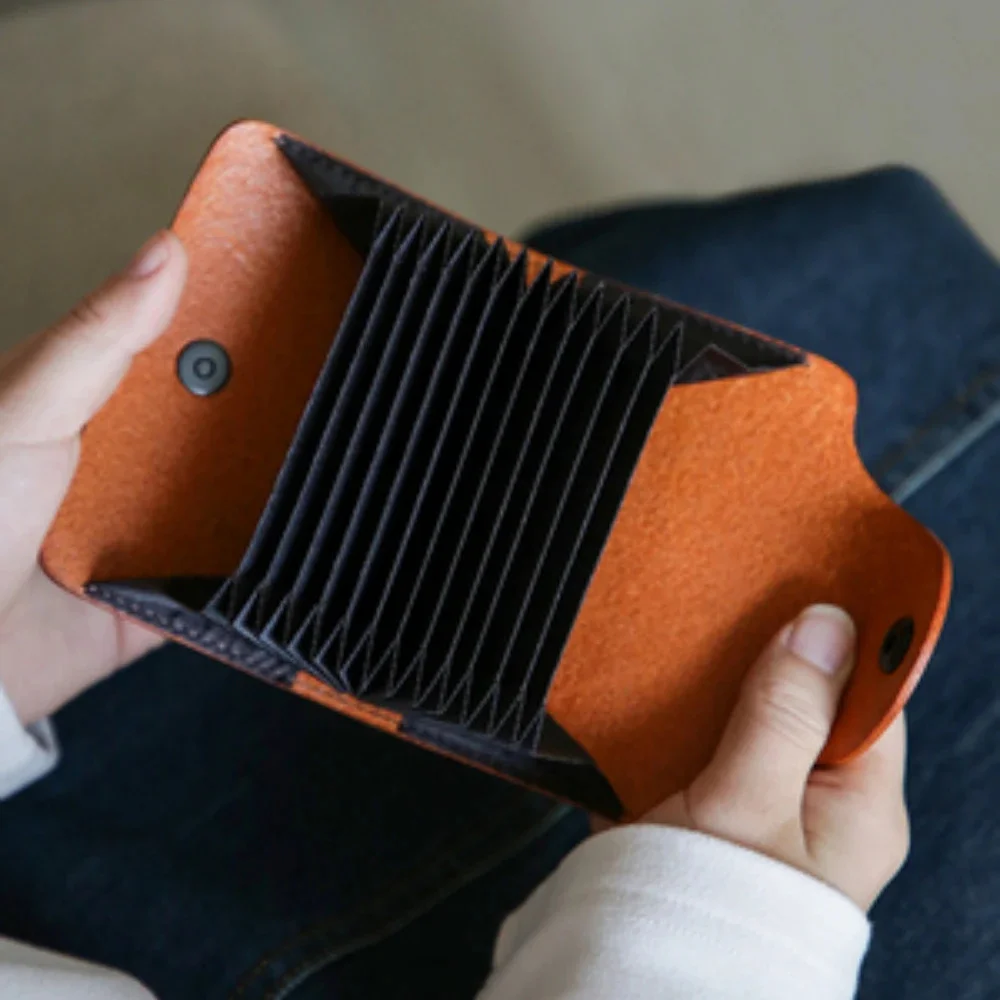 Модная мужская и женская сумка из натуральной кожи с отделением для кредитных