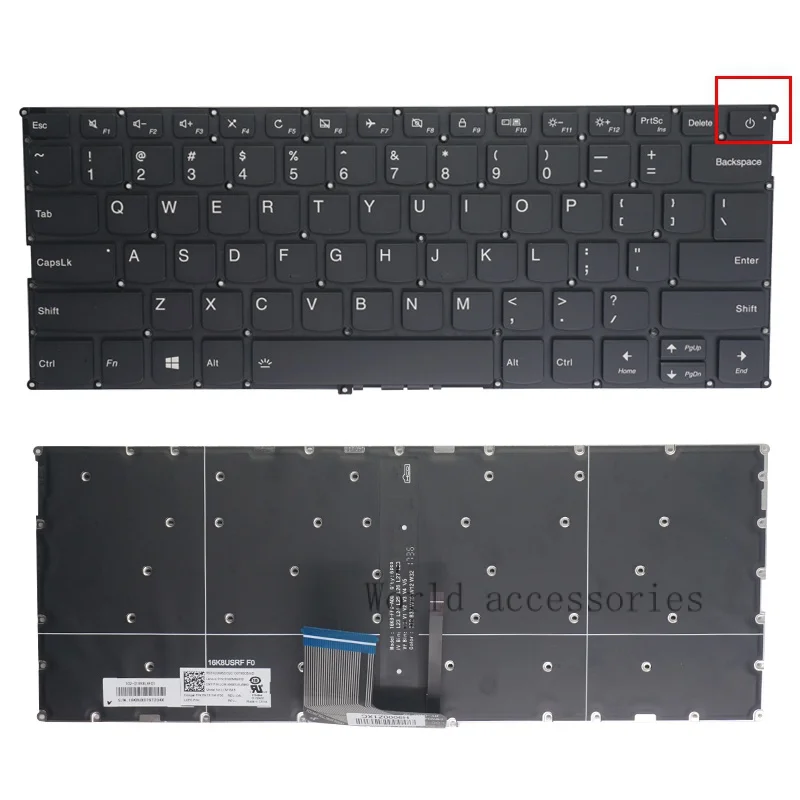 

US/LA SP/RU Keyboard for lenovo viewpad 720S-14 720S-14IKB 320s-13 320s-13ikb V530S-14 7000-13 Background