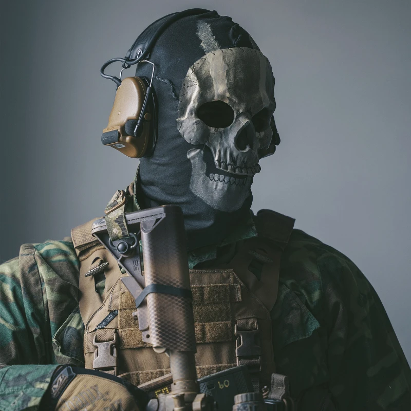 

Movie Toucas War Game Call Commander Halloween Mask Party Mask Witch of the day mask Ghost cosplay