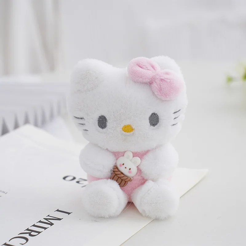 12 см милый брелок Hello Kitty Sanrio несколько цветов плюшки школьная сумка подвеска