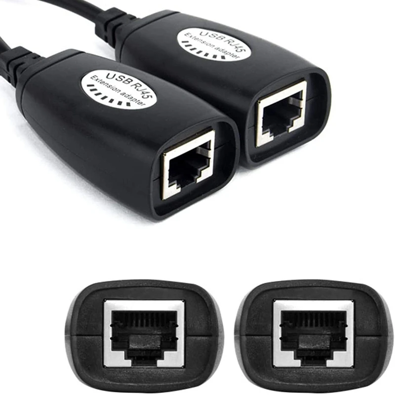 Акция! USB к RJ45 RJ 45 удлинитель кабеля LAN адаптера усилитель сигнала сетевому порту |
