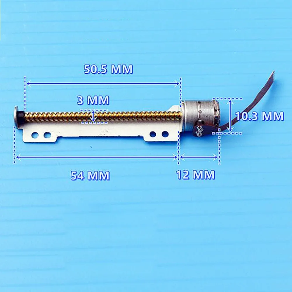 Япония ход 50 мм микроточный медный винт линейный шаговый двигатель 10 привод