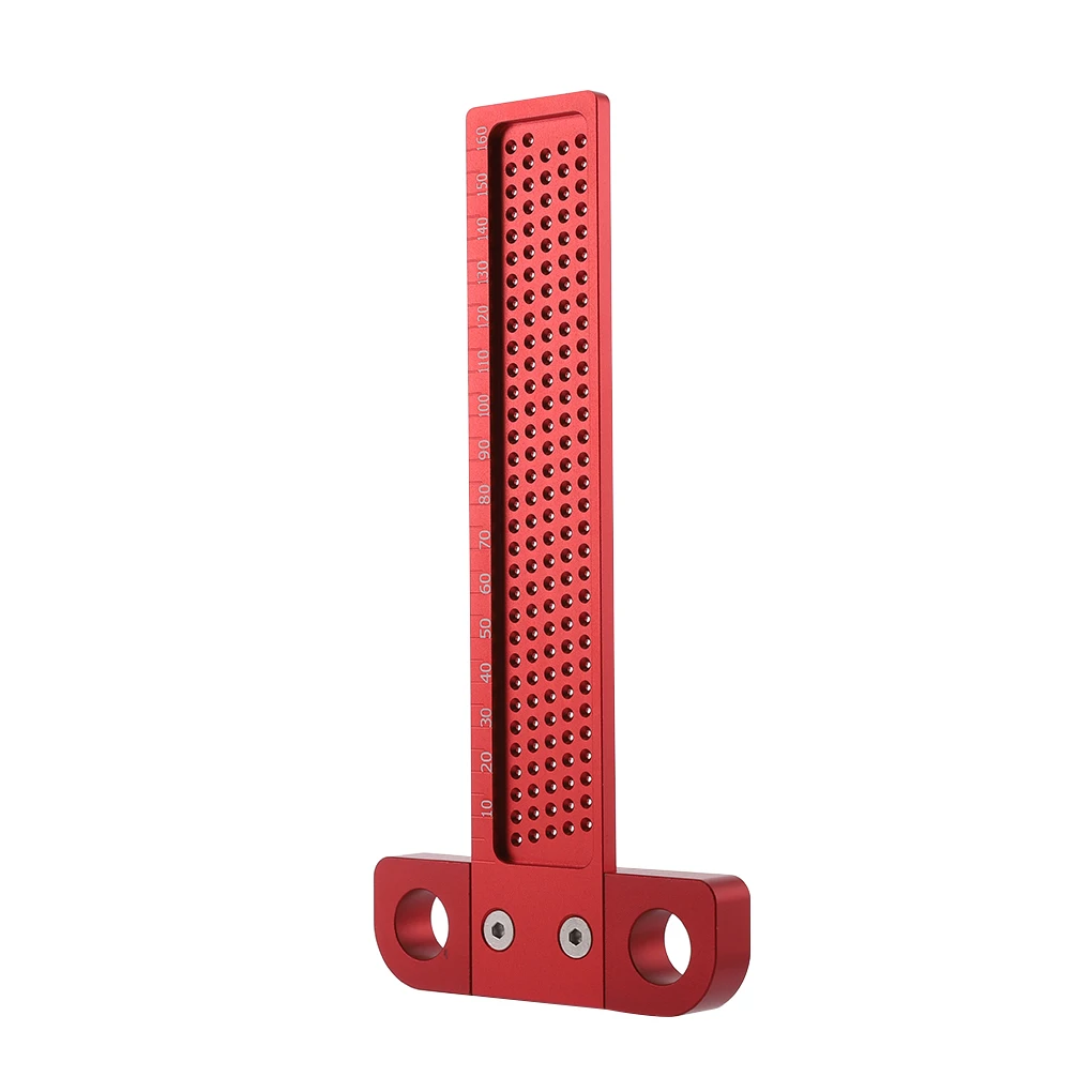 

Woodworking Ruler Alloy Line Drawing Marking Gauge Positioning Measuring Tools High-precision Hole Scribing Rulers