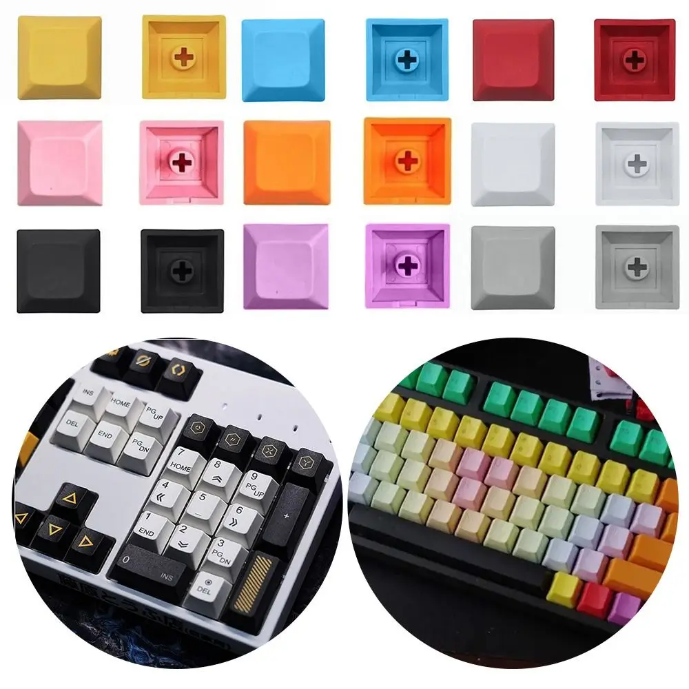 DIY DSA колпачок для клавиатуры с несколькими цветами без гравировки клавиши