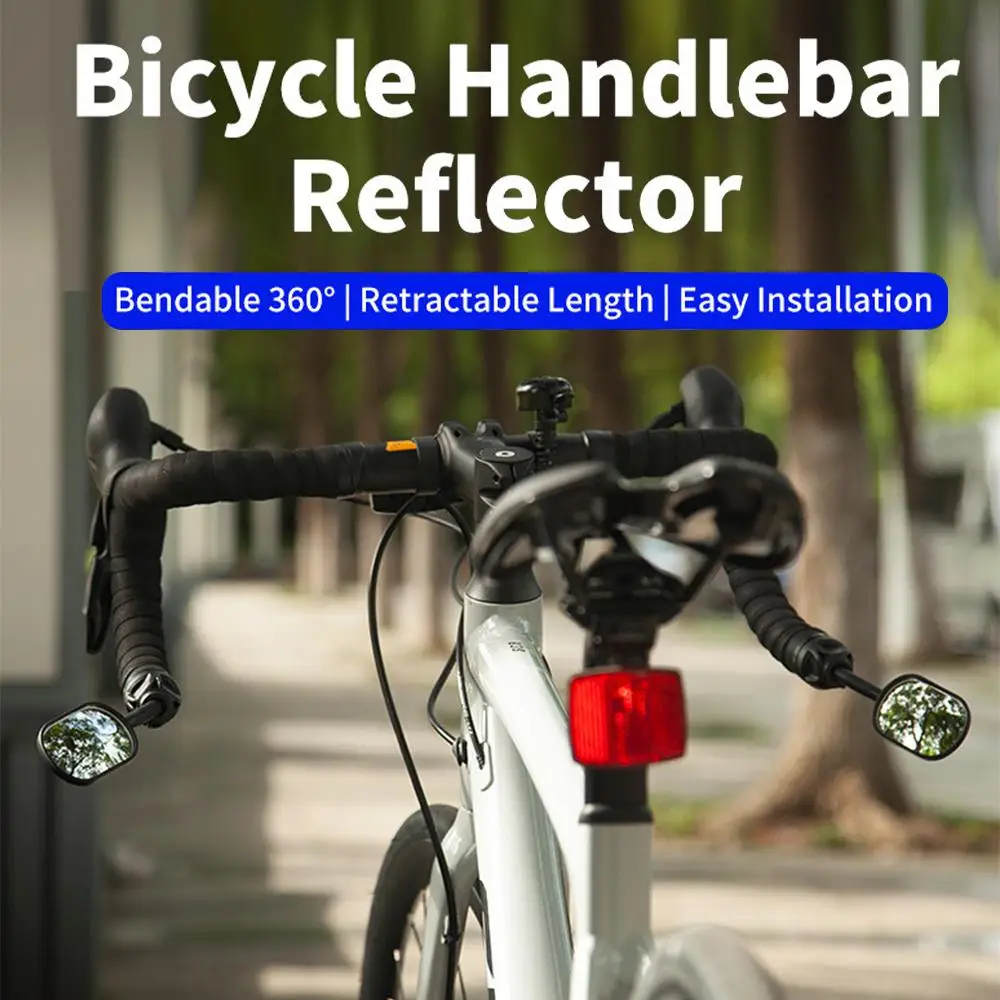 

Универсальное велосипедное зеркало заднего вида, Регулируемые поворотные широкоугольные велосипедные зеркала заднего вида на руль для горного и дорожного велосипеда, доступ E5Y3