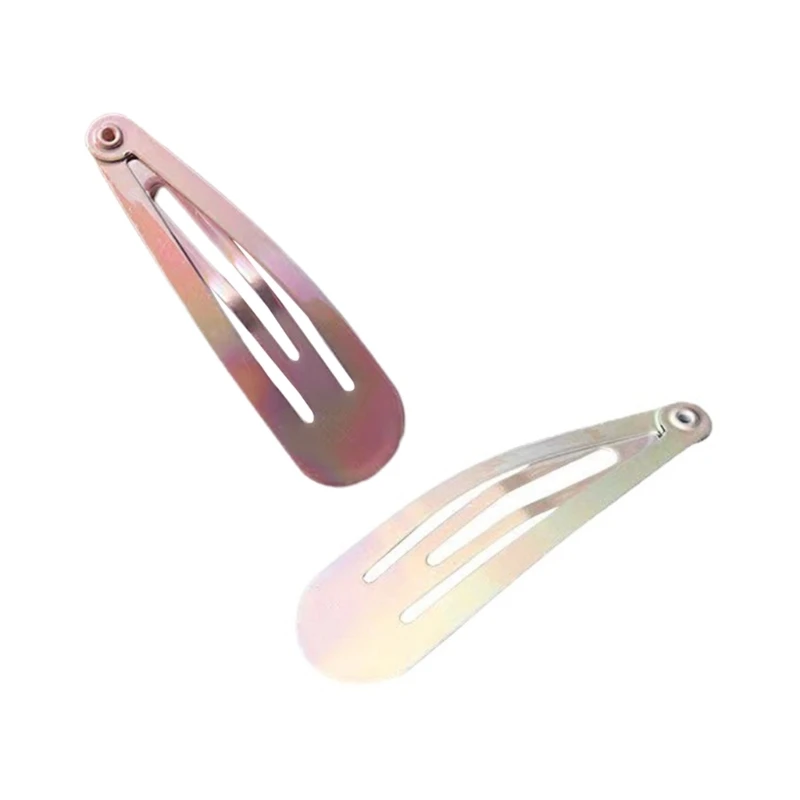 

10Pieces Snap Hair Clip Glitter Shining Snap Hair Barrette Metal BB-Clip Side Hair Clamp Hairpins Headwear Accessory
