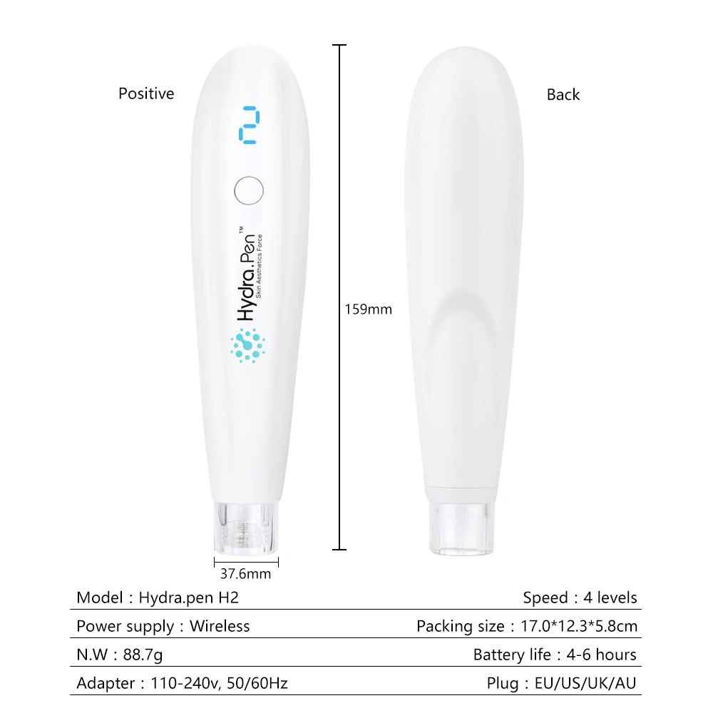 Новая электрическая гидравлическая ручка H2 Дерма микроизолирующая Meso