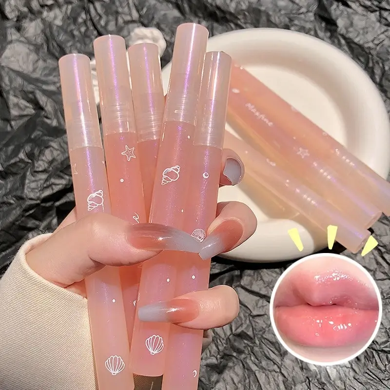 

Moisturizing Moisturizing Lip Glaze Transparent Toot Lip Gloss Plump Moisturizing Lip Oil Color Lip Brightening Liquid Lip Gloss