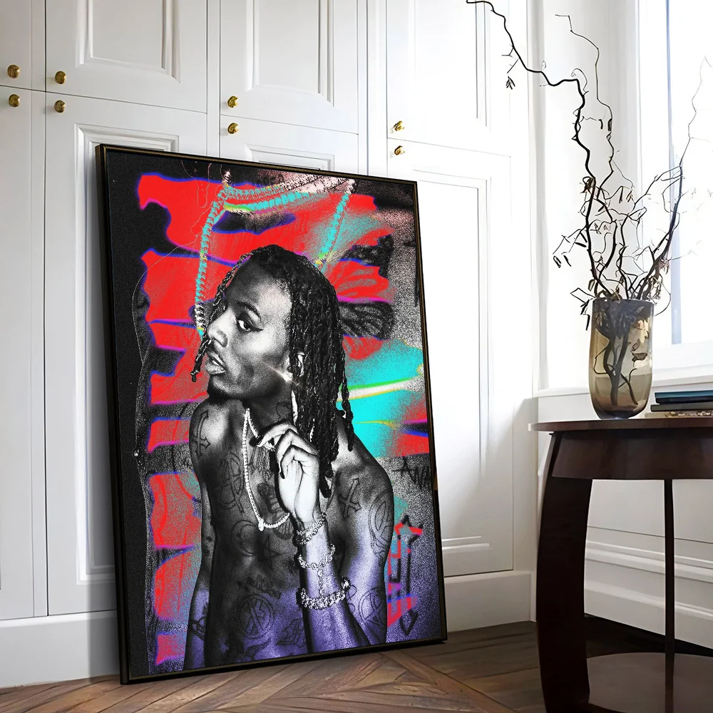 Рэпер Музыка Звезда Playboi Carti Классические Винтажные Плакаты Decoracion Живопись