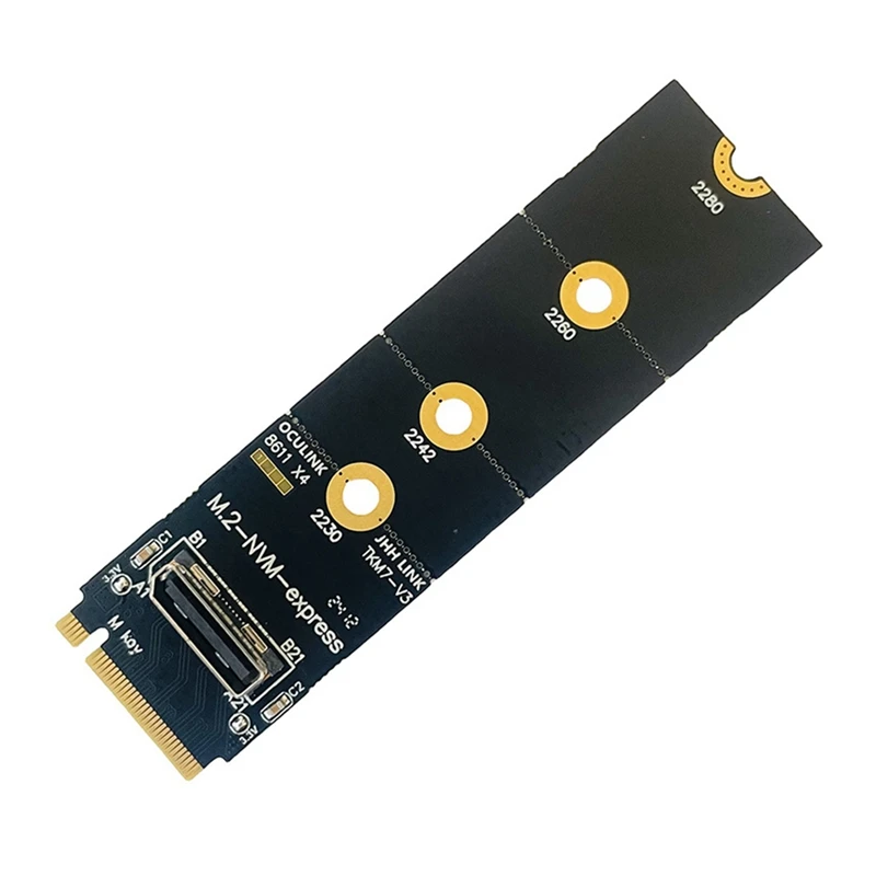 Для адаптера M.2 NVME к Oculink Female SFF-8612 PCI-E X4 поддержка DOCK-OC4 для 2 5-дюймового U.2 (SFF 8639) SSD