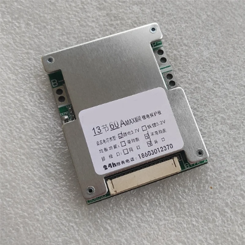 Защитная плата аккумулятора 13S 48 в 60 А