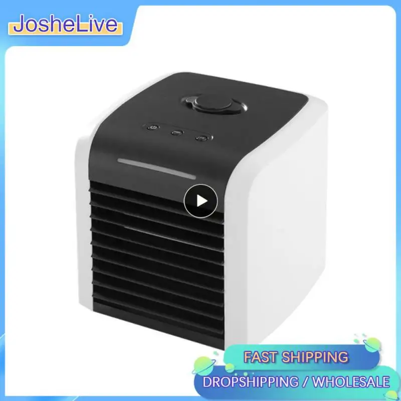 

Portable USB Air Cooler Fan Evaporative Air Conditioner 2 Speeds Quiet Desk Water Cooling Fan Multifunction Humidifier Purifier