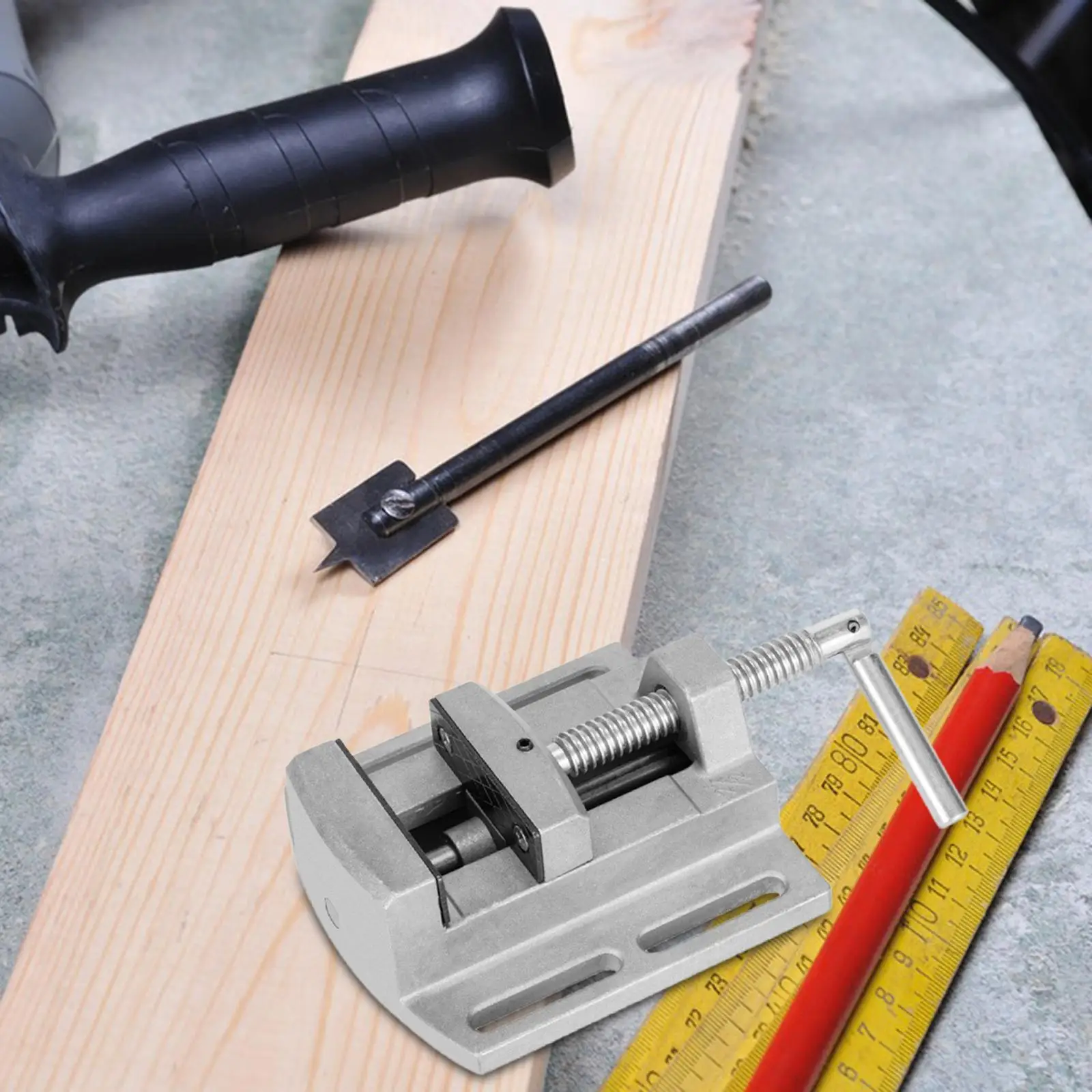 Drill Press Vise Jewelry Making Hobby Woodworking Clamps Parallel Table Vise