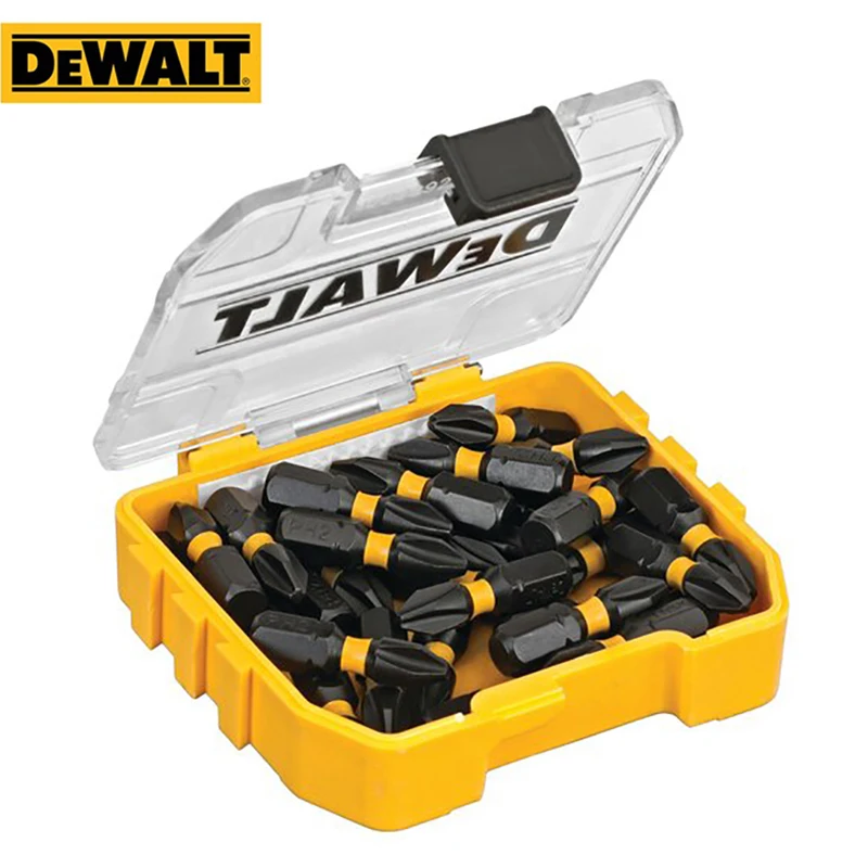 DEWALT MAX Impact Screwdriver Bit With Toughcase+ System 30Pcs PH2 10X Longer Life Magnetic Driver Drill Bits Set 25mm Fasteners