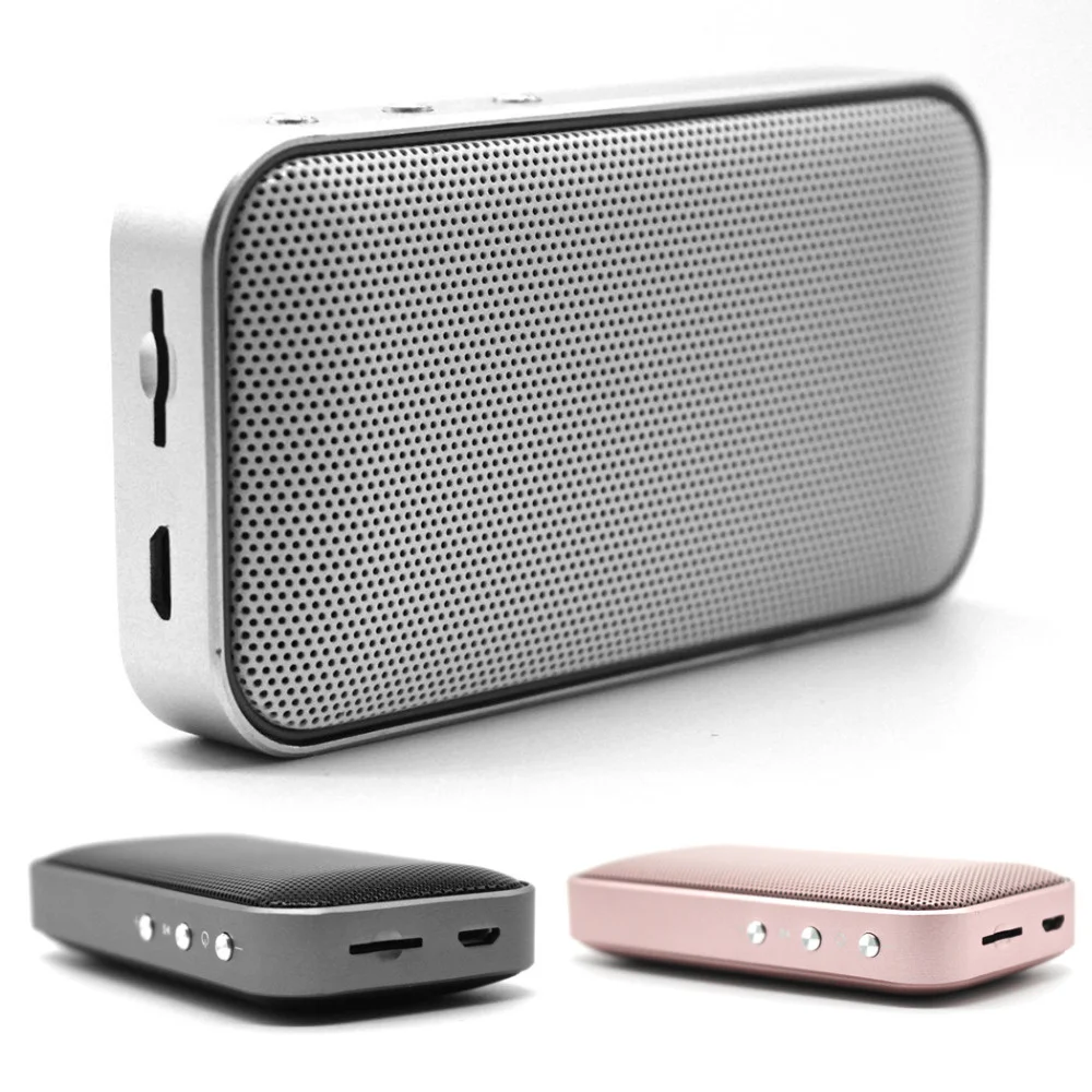 

Portable Wireless Outdoor Mini Pocket Audio Ultra-thin Bluetooth Speaker Loudspeaker Support TF Card USB Rechargeable Genuine