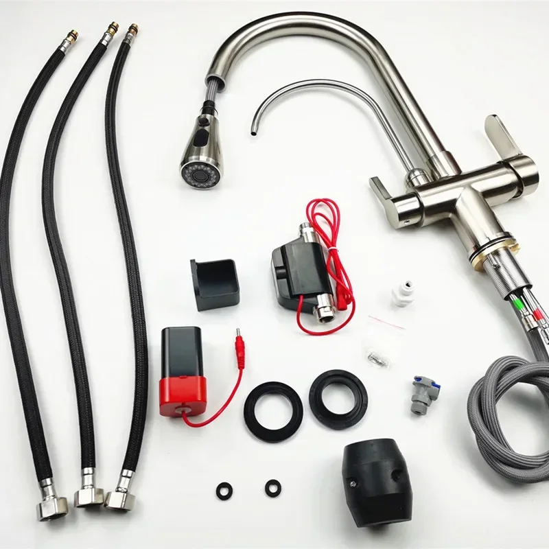 Сенсорный фильтр кухонные смесители выдвижной кухонный смеситель для горячей и