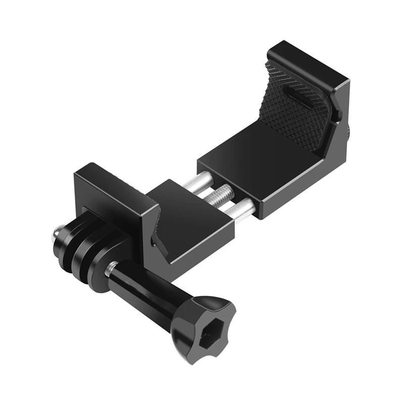 

Vlogging Live Broadcast Aluminum Alloy Clamp Bracket With Screw For Iphone/ Samsung/ Gopro/ DJI Osmo Action Sport Camera