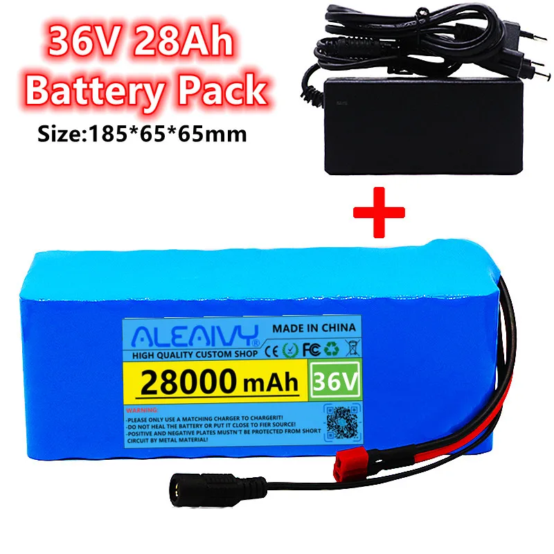 

36v lithium ion battery 37v 28Ah 1000w 10S3P Li ion Batteries Packs For 42v E-bike Electric bicycle Scooter with BMS + Charger