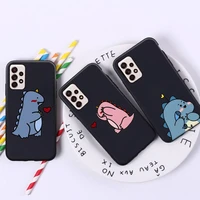 cute cartoon dinosaur couple phone case for xiaomi mi 11 redmi note 7 8 9 pro 8t 9t 9s 9a 10 lite pro