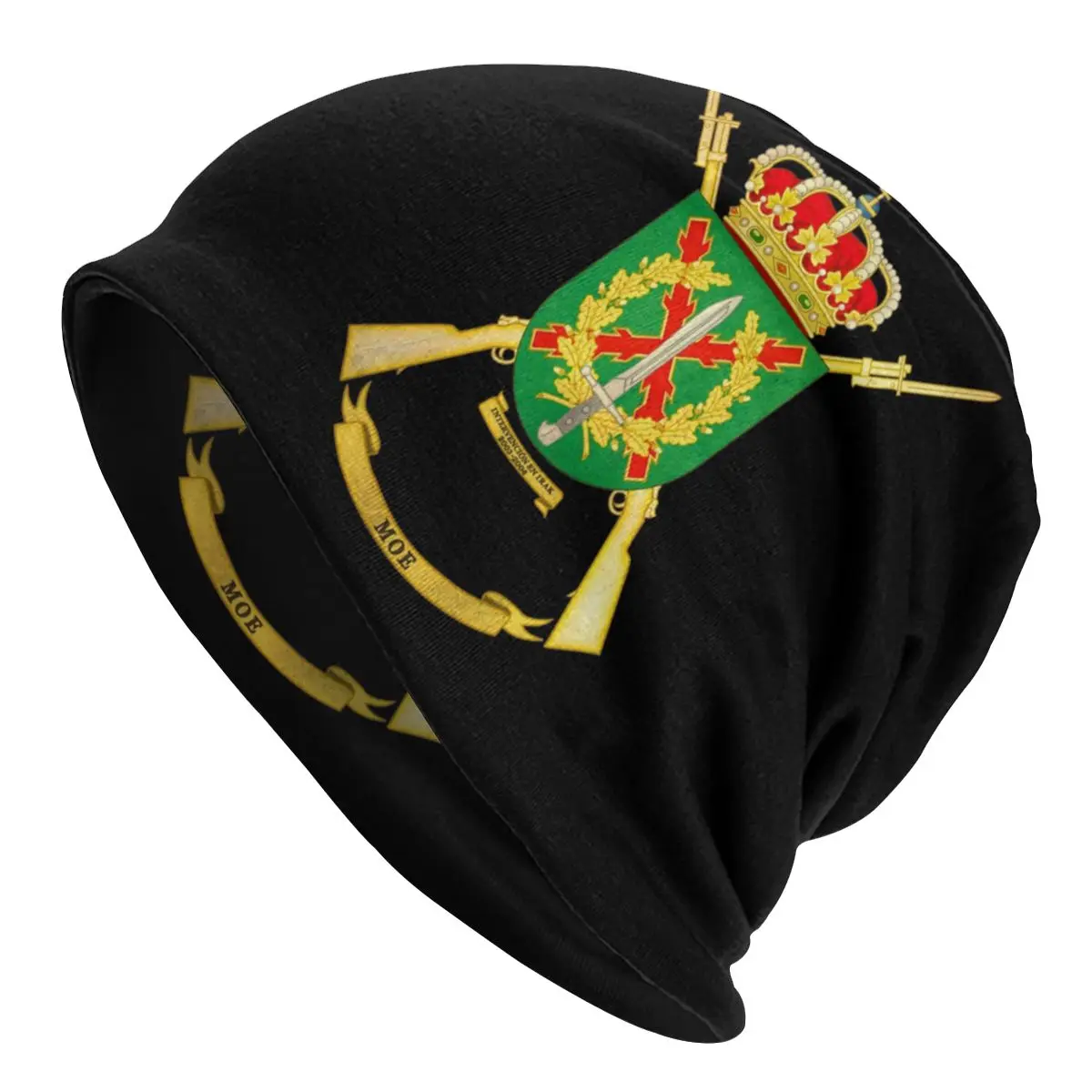 

Coat Of Arms Of The Special Operations Command Bonnet Femme Street Knitted Hat Spanish Legion Legi N Espa Ola Beanies Caps