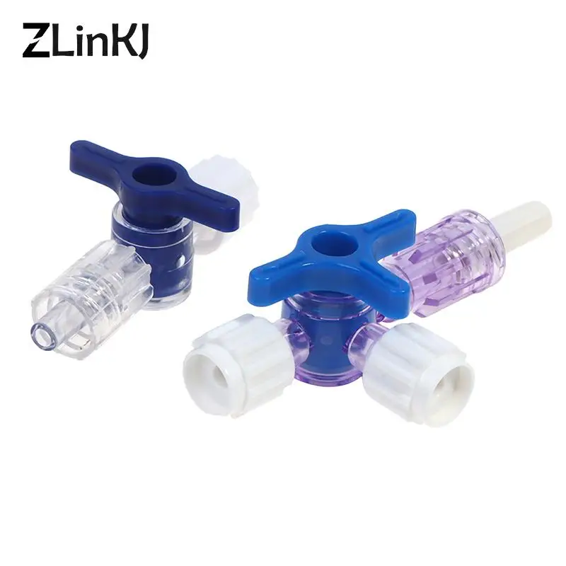 

Plastic 2 Way Stop Cock For Clinical Hospital Luer Lock Adapter 3 Way Stopcock Flexiable T-Connector Extension Tube