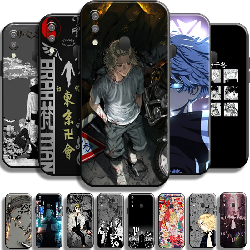 

Anime Tokyo Revengers For Samsung Galaxy M20 Phone Case Soft Back Cases Full Protection Liquid Silicon Coque Cover Carcasa