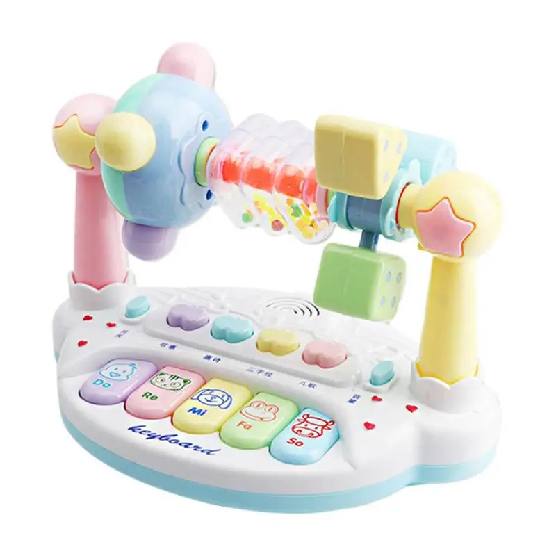 

Клавиатура Монтессори для детского пианино, музыкальный инструмент, игрушка для раннего развития с подсветкой, мини электронное пианино, игрушка детства для детей