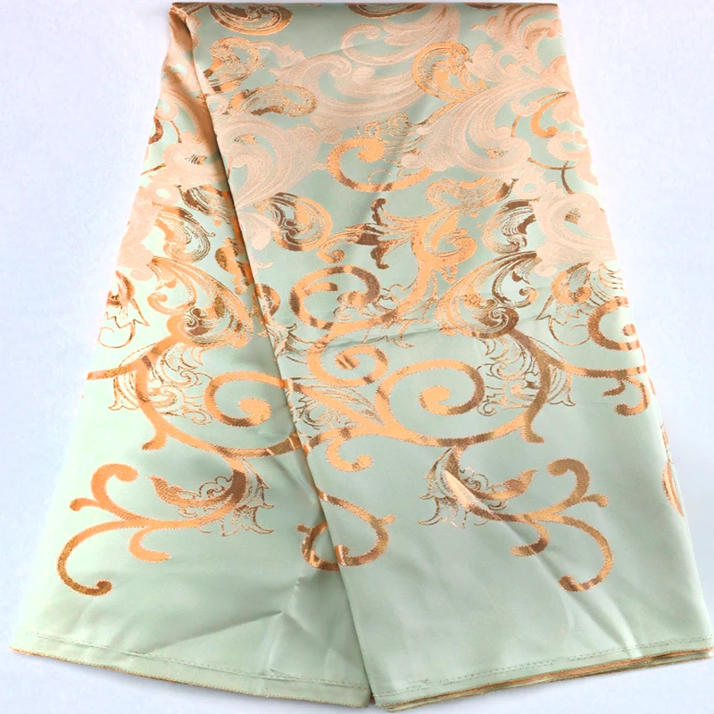 Новинка 2023 блестящая жаккардовая кружевная ткань 5 ярдов Дубайский дизайн