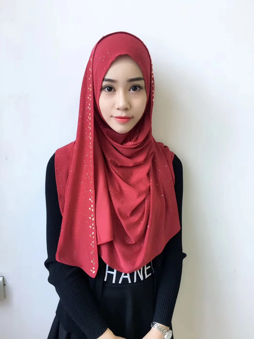 

large size muslim hijabs for woman islamic scarf shawl headscarf hat Arab Turban Hat Ramadan prayer hat muslim sets