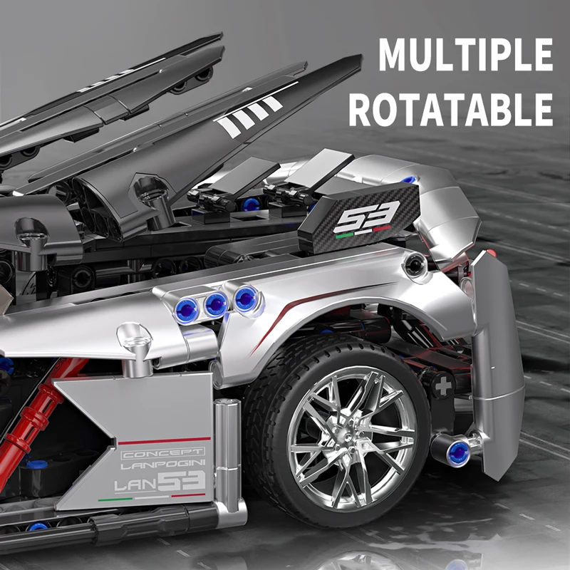 Модель Гоночного Автомобиля Lamborghini 2023 Супер Спортивный Автомобиль Скоростные