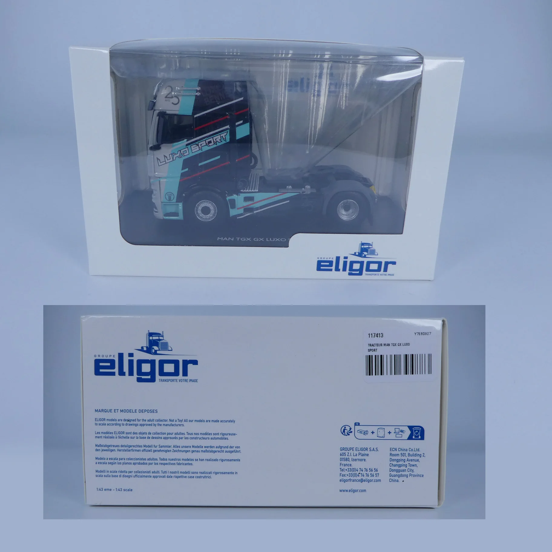 1-43 Модель трактора-грузовика Eligor MAN (art.: 3920d84ea456e) - 3920d84ea456e