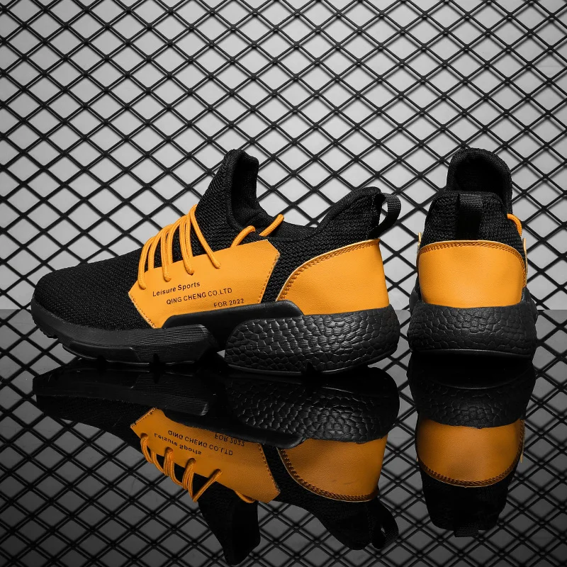 Soft MD Rubber Platform Runnig Shoes Mens Breathable Casual Sneakers Leisure Sport Shoes Running Jogging Lightweight Footwear