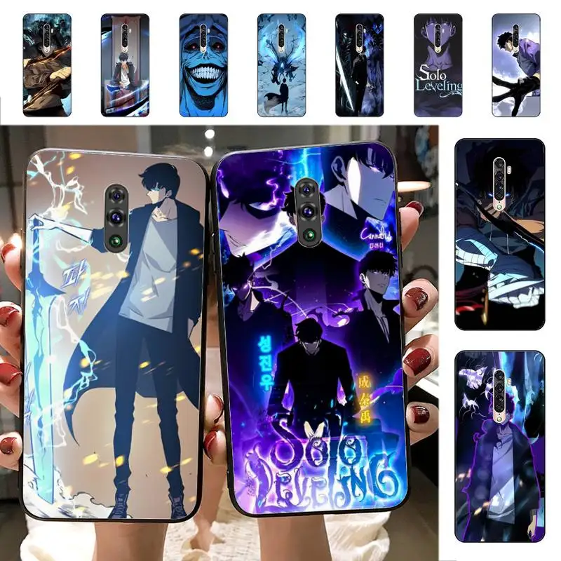 

Solo Leveling Comics Anime Phone Case for Vivo Y91C Y11 17 19 17 67 81 Oppo A9 2020 Realme c3