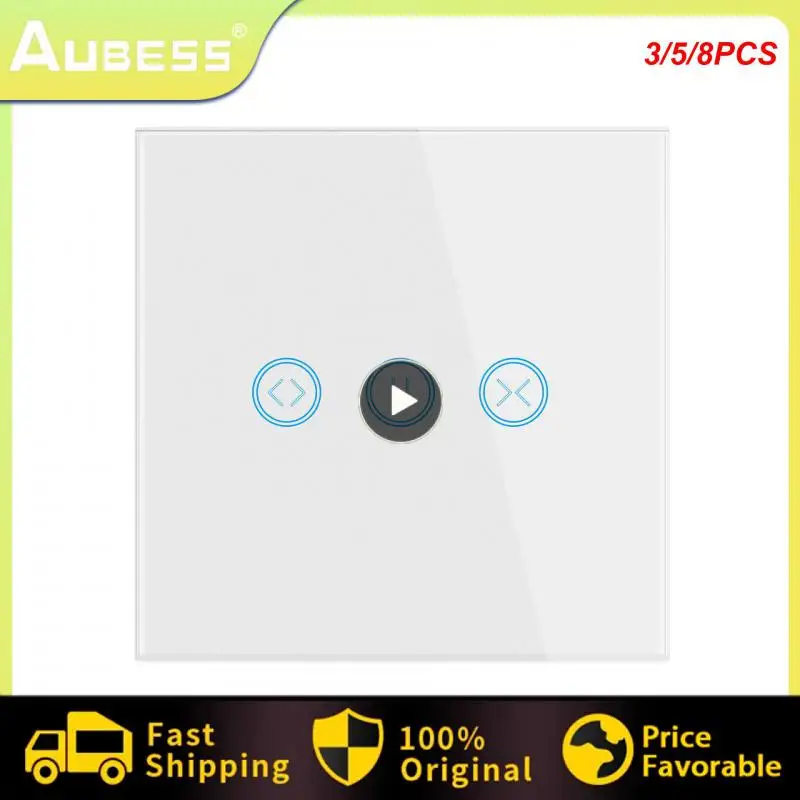 

3/5/8PCS Diy Blind Switch Mini Module Works With Alexa Google Home Tuya Smart Panel Wifi Smart Curtain Switch Voice Control 10a