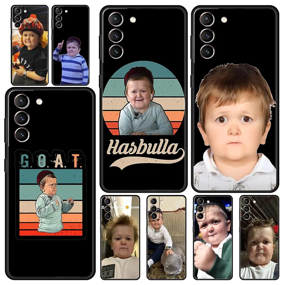 

Funny hasbulla Phone Case For Samsung Galaxy S23 Ultra S22 S21 S20 FE 5G S10 S10E S9 S8 Plus Note 20 Soft Black Silicone Cover