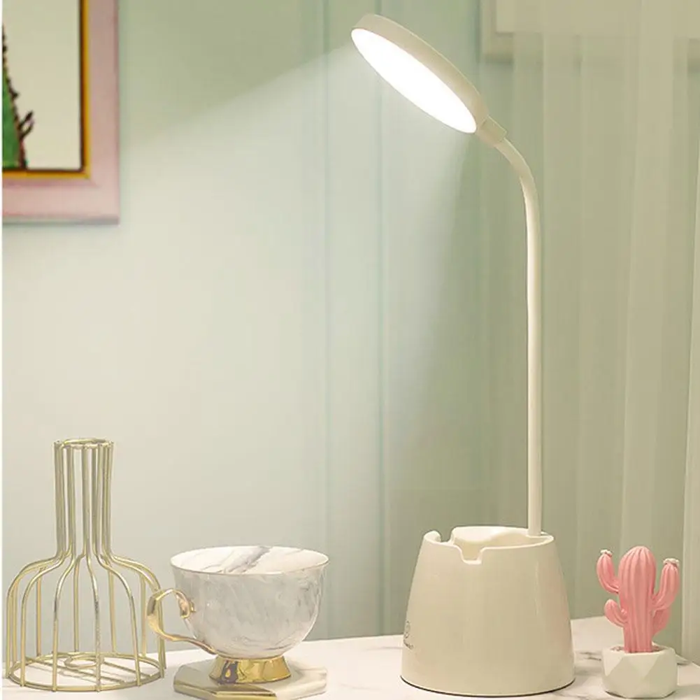 

Usb Rechargeable Led Desk Lamp Dimming Adjustment Table Lamp For Children Kids Reading Study Bedside Bedroom Living Room M7c5